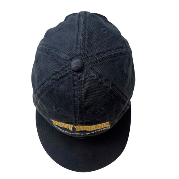 West Virginia University Mountaineers WVU Swimming & Diving Hat Cap Strapback - Picture 6 of 9